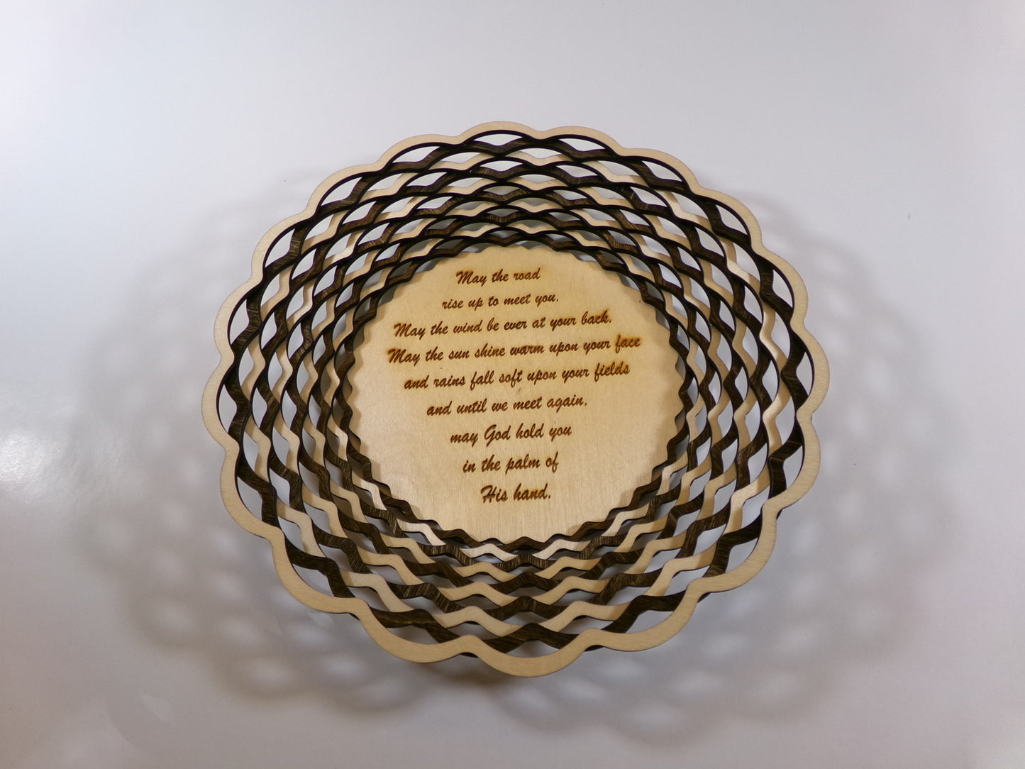 10" Large Basket "May the Road Rise Up"