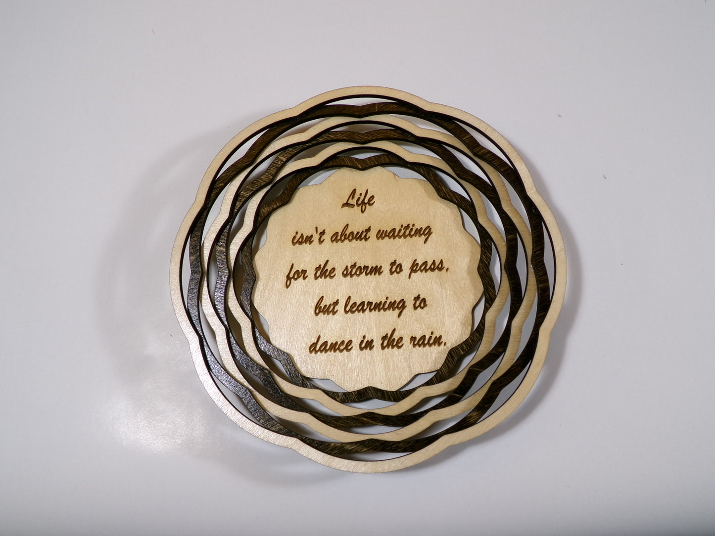 6" Basket "Storms in Life"