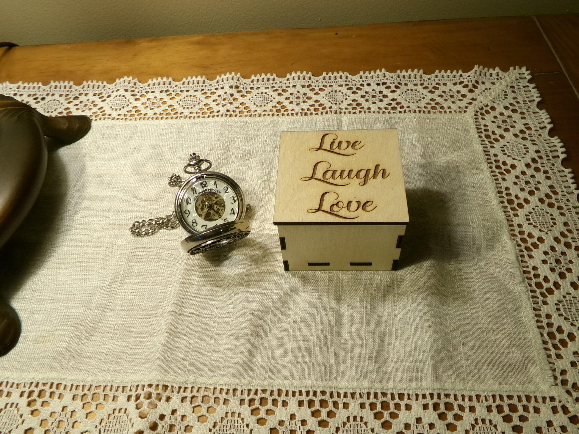 Our birch wooden boxes are designed for those who want to have a special place for jewelry, or some other keepsake held near and dear to them.